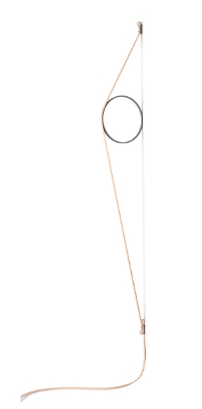 Wirering Wandlamp, Pink/Grijs