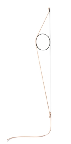Wirering Wandlamp, Pink/Grijs